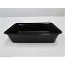 C500 Black Rectangular Container
