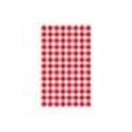 GINGHAM RED GREASE PROOF