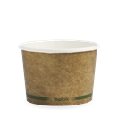 16 OZ BIOBOWL KRAFT GREEN STRIPE