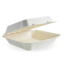 23x23x8 cm  BIOCANE WHITE CLAMSHELL