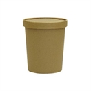 32oz Kraft Soup & Ice Cream Container & Lid Combo