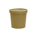 26oz Kraft Soup & Ice Cream Container & Lid Combo